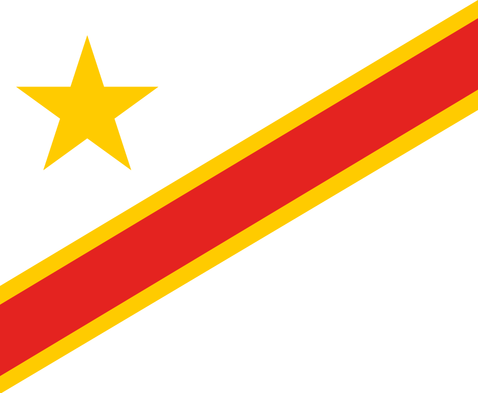 Drapeau RDC gauche